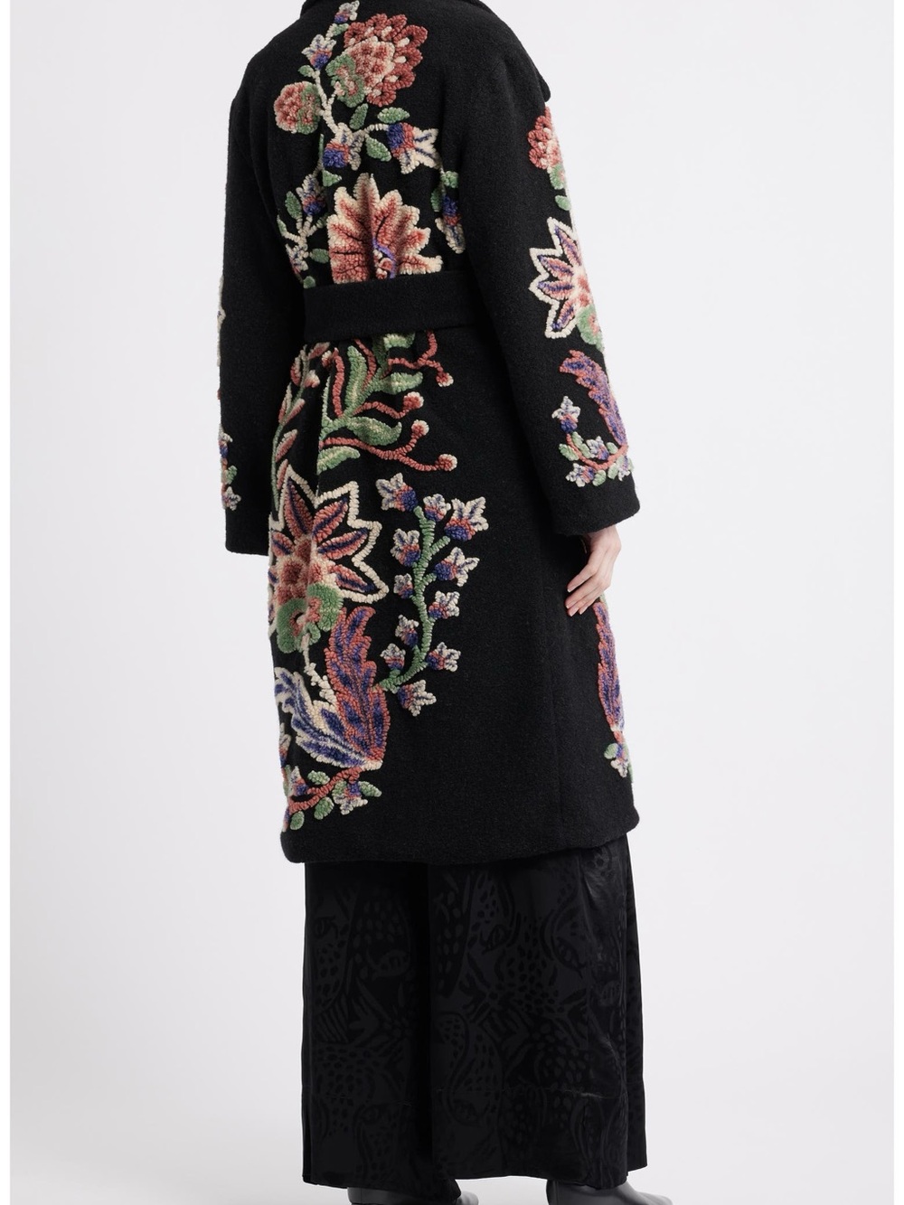 FARM Rio Marvelous Garden Embroidered Floral Fleece Coat – XS – NWT - Picture 6 of 15